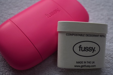 Fussy deodorant case and refill